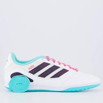 Chuteira Adidas Super Sala III Futsal Branca e Azul