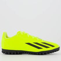 Chuteira Adidas X Crazyfast 23 Club TF Society Juvenil Amarela