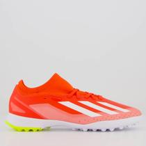 Chuteira Adidas X Crazyfast League 23 Academy TF Society Juvenil Laranja