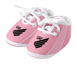 Chuteira Bebê Athlético PR Rosa Oficial Torcida Baby Chuteira Bebê Athlético PR Rosa Oficial Torcida Baby