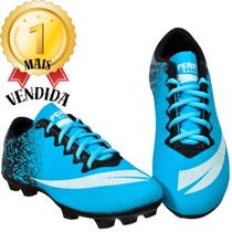 Chuteira Campo Adulto Infantil Colada e Costurada