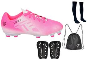 Chuteira Campo Adulto Suiço Costurada UZ + Meião Mochila Caneleira Chuteira Campo Adulto Suiço Costurada UZ + Meião Mochila Caneleira