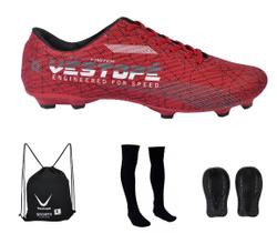 Chuteira Campo Futebol Costurada Vestope Faster Kit Bmc A1