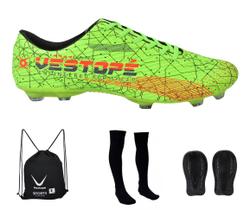 Chuteira Campo Futebol Costurada Vestope Faster Kit Bmc A1