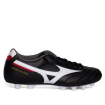 Chuteira Campo Mizuno Morelia II Pro K-Leather Preto/Branco Chuteira Campo Mizuno Morelia II Pro K-Leather Preto/Branco