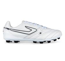 Chuteira Campo Topper Maestro Pro V Cpo Masculina Branca e Preto Chuteira Campo Topper Maestro Pro V Cpo Masculina Branca e Preto