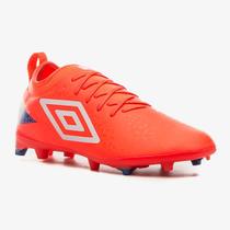 Chuteira Campo Umbro Adamant Club Masculina - Laranja e Azul