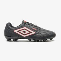 Chuteira Campo Umbro Class Footballer - Preto+Branco+Vermelho
