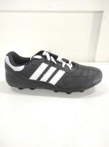 Chuteira campo winner preto/branco