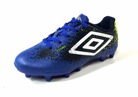 Chuteira COSMIC JR Campo pto/azl infantil - Umbro
