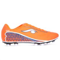 Chuteira D'Six Campo 6202 Laranja Marinho e Branco - Masculino Chuteira D'Six Campo 6202 Laranja Marinho e Branco - Masculino
