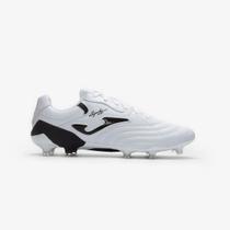 Chuteira de Campo Joma Aguila Cup Branco e Preto SS24 42 BR Chuteira de Campo Joma Aguila Cup Branco e Preto SS24 42 BR
