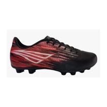 Chuteira De Campo Penalty Tornado Pro Infantil Preto com Vermelho Original Chuteira De Campo Penalty Tornado Pro Infantil Preto com Vermelho Original