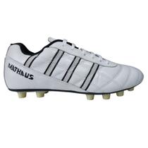 Chuteira De Futebol De Campo Mathaus Vitória Branca