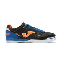 Chuteira de Futsal Joma Top Flex Preto Azul - Masculino