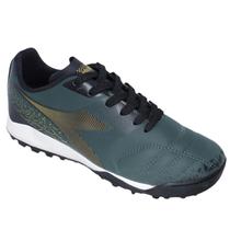 Chuteira Diadora Nazionale Elite Society Masculino - Verde e Dourado