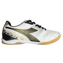 Chuteira Diadora Nazionale Futsal Masculino - Branco e Preto