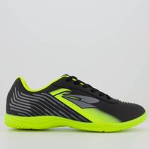 Chuteira Dray Salão Preto Verde Masculino Chuteira Dray Salão Preto Verde Masculino