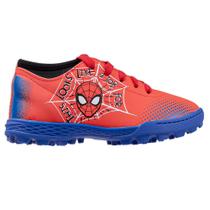 Chuteira Dray Society Marvel Homem Aranha Infantil Vermelho