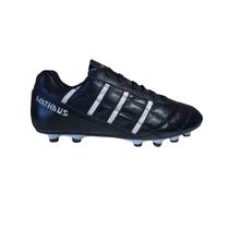 Chuteira Em Couro Futebol Campo Trava Resistente