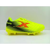 Chuteira Futebol De Campo Oxn Agilis 3 Fit Campo Pro PVC Infantil - Tam 28/36 - Ref 43236