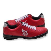 Chuteira Futebol Society Campo Masculino Feminino Unissex Sola Costurada Infantil e Adulto