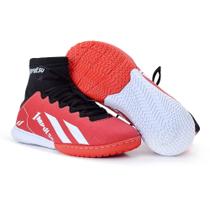 Chuteira Futsal Cano Alto Futebol Confortável Sem Trava