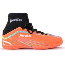 Chuteira Futsal Cano Alto Futebol Grama Sintética Confortável Sem Trava