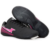 Chuteira Futsal Cronos Masculino Feminino sola costurada tenis futebol quadra lisa