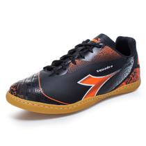 Chuteira Futsal Diadora Squadra Preto e Laranja Masculino Chuteira Futsal Diadora Squadra Preto e Laranja Masculino