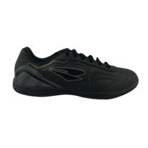 Chuteira Futsal Dray 307 Preto Adulto Original Unissex Solado Preto