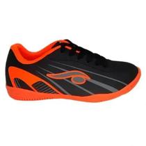 Chuteira Futsal Dray Dsix Preta Laranja Neon6201