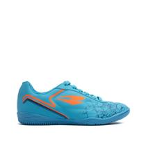 Chuteira Futsal Infantil Dray Azul Celeste/laranja