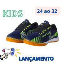 Chuteira Futsal Infantil M7 do 24 ao 32 Leve, Antiderrapante e Confortável