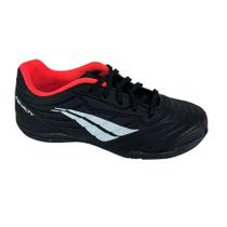 Chuteira Futsal Infantil Penalty Matis Kids Preto e Coral