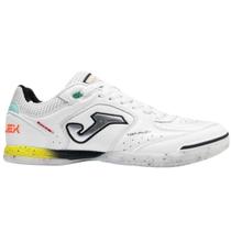 Chuteira Futsal Joma Top Flex Branco + Preto Chuteira Futsal Joma Top Flex Branco + Preto