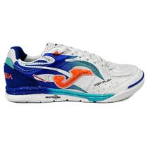 Chuteira Futsal Joma Top Flex Rebound Branca Profissional Chuteira Futsal Joma Top Flex Rebound Branca Profissional