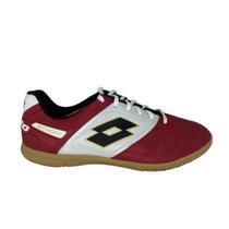 Chuteira Futsal Lotto Stadio Potenza Gold Unissex Vermelho Chuteira Futsal Lotto Stadio Potenza Gold Unissex Vermelho