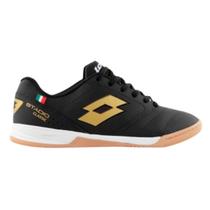 Chuteira Futsal Masculino Lotto 10602 Stadio Classic B700 Preto