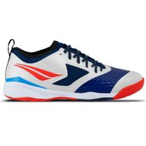 Chuteira Futsal Penalty Max 1000 Ecoknit - Branco e Azul Chuteira Futsal Penalty Max 1000 Ecoknit - Branco e Azul