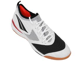 Chuteira Futsal Penalty Max 1000 Locker Ecoknit Branco/Preto