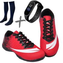 Chuteira Futsal Quadra Adulto Infantil Meião E Relogio Colada e Costurado Chuteira Futsal Quadra Adulto Infantil Meião E Relogio Colada e Costurado