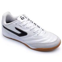 Chuteira Futsal Topper Maestro Td IV - Branco e Dourado