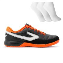 Chuteira Futsal Topper Titanium Unissex + 3 Pares de Meias