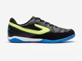 Chuteira Futsal Topper Titanium X - Preto/Verde Chuteira Futsal Topper Titanium X - Preto/Verde