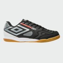 Chuteira Futsal Umbro Pro 5 Bump Club Cor: Preto E Prata - Tamanho: 42