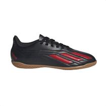 Chuteira Indoor Infantil Adidas Deportivo Ii Preta E Vermelha