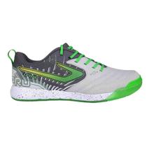 Chuteira indoor masculina topper lethal chumbo e verde -