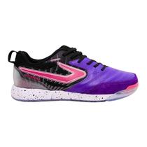 Chuteira indoor masculina topper lethal roxa -