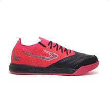 Chuteira Indoor Masculina Topper Pink E Preta